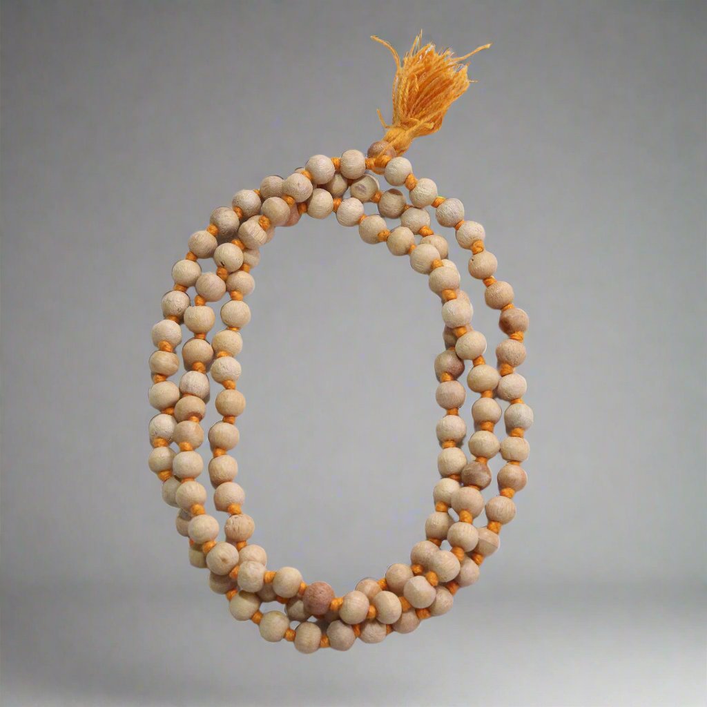 Neem japa mala - Yellow Thread