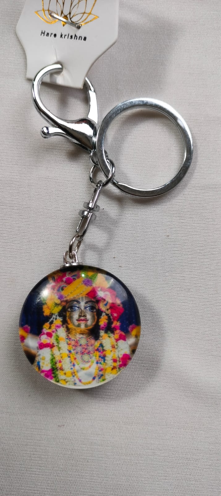 Gaur Nitai Double Side keychain