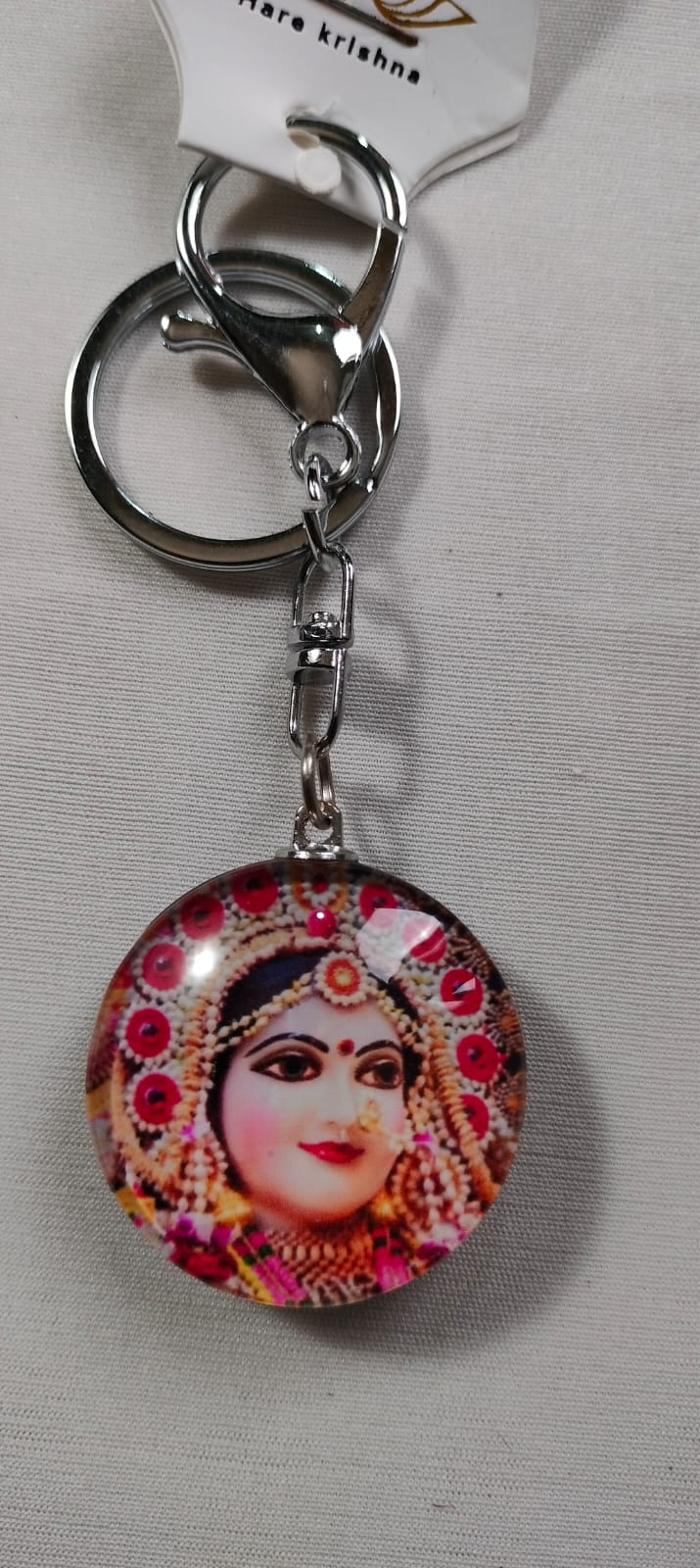 Radha Shyamsunder Double Side keychain