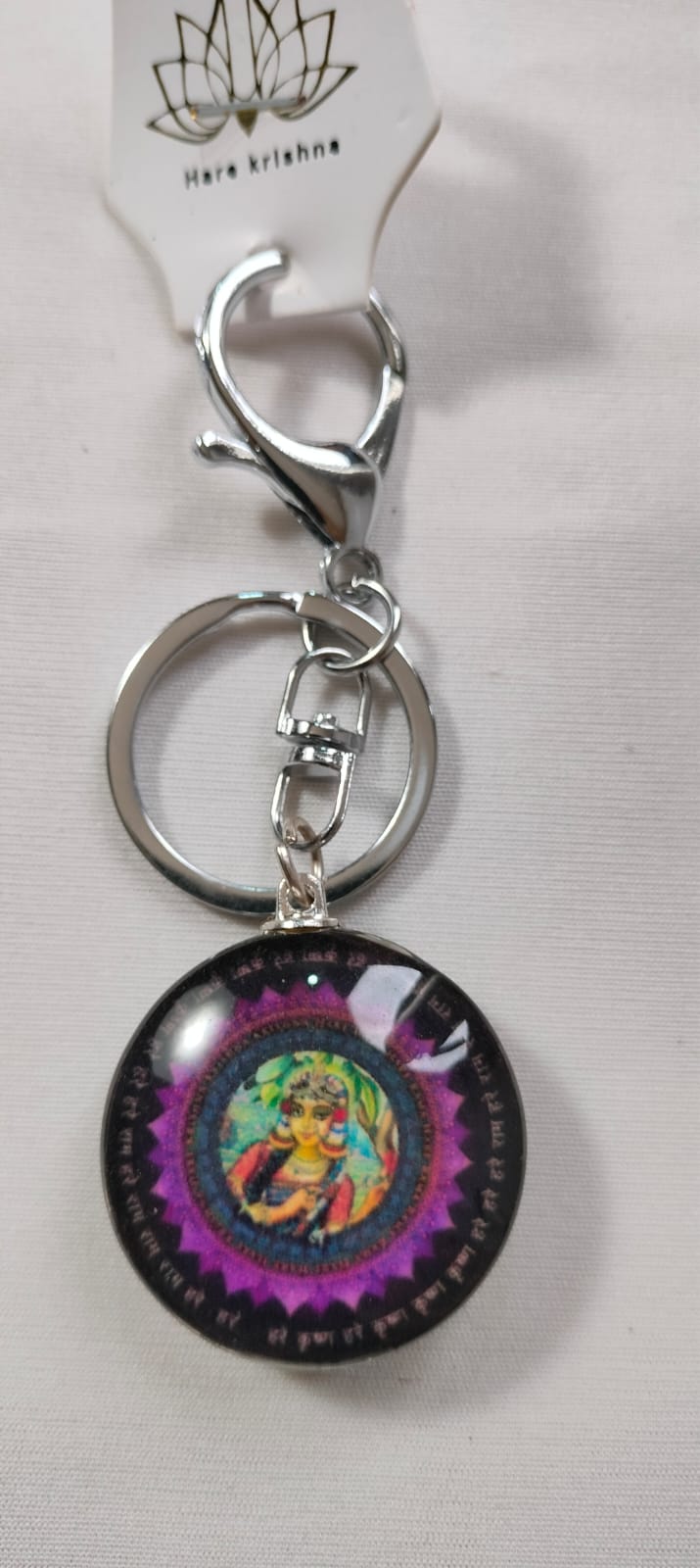 Radha Krishna Double Side keychain