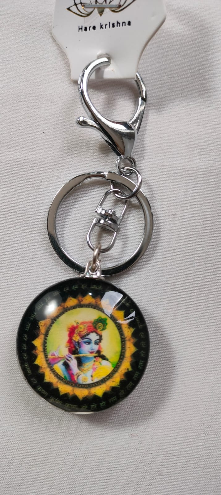 Radha Krishna Double Side keychain