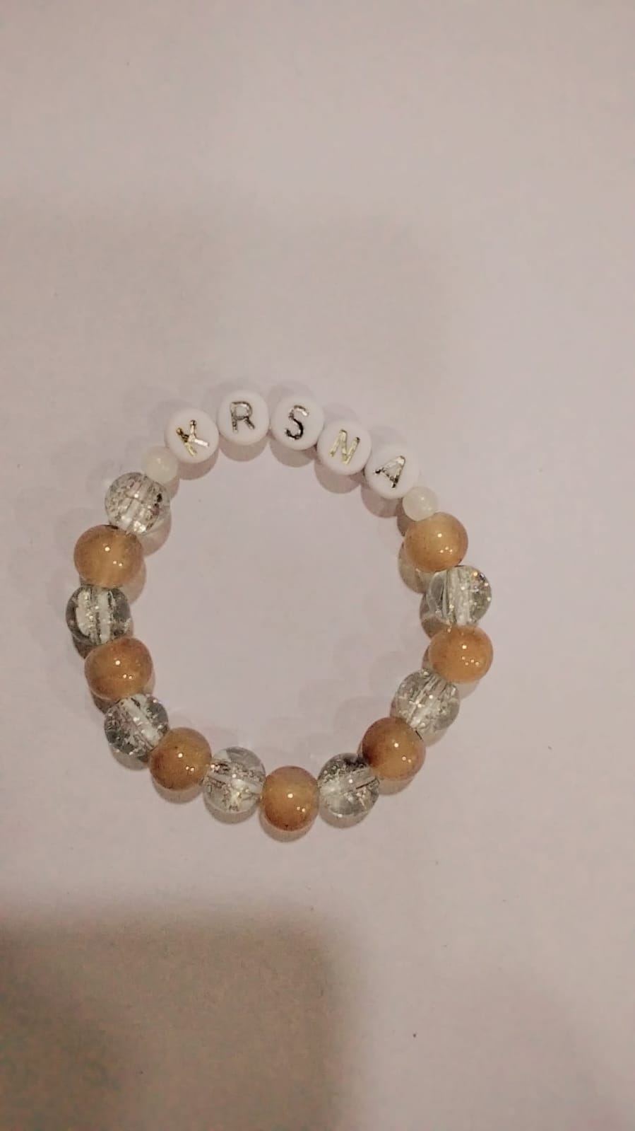 Kids Krsna Bracelet (Size - 7 cm/ 14 Beads)