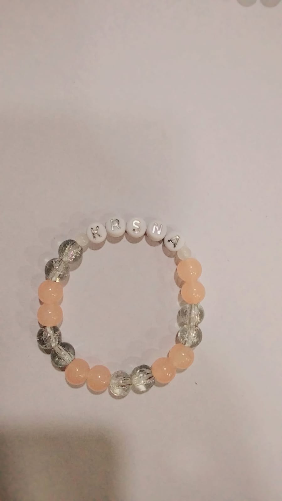 Krsna Bracelet (Size - 8 cm/ 16 Beads)