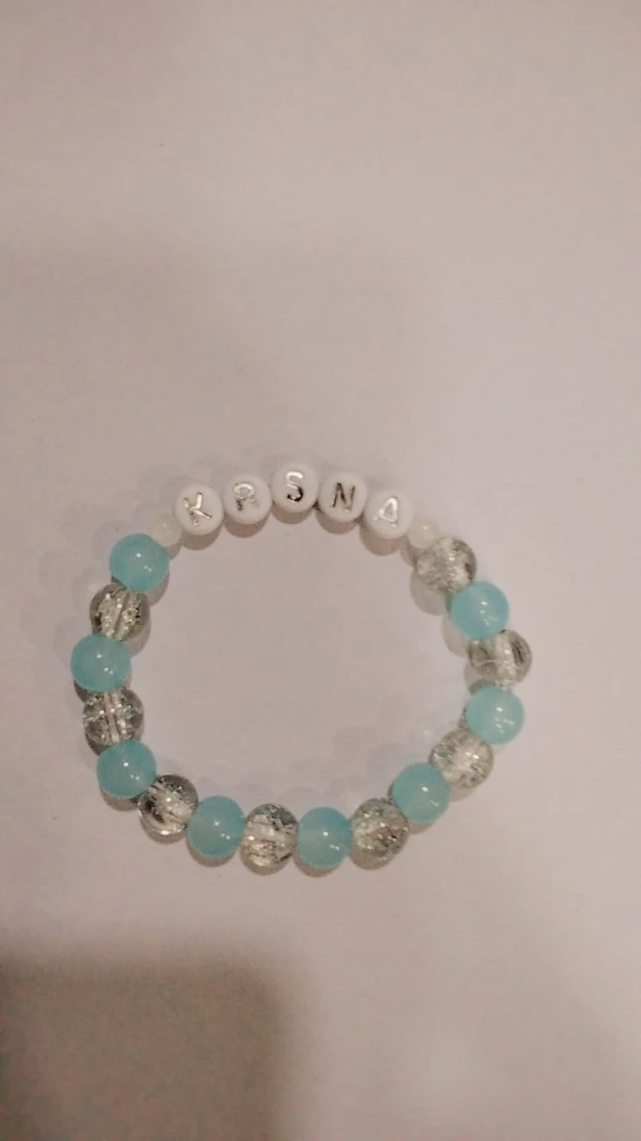 Krsna Bracelet (Size - 8 cm/ 16 Beads)