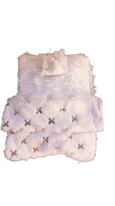 Laddu Gopal Winter special Chamki Bedset with Cushion (size 0, 1, 2, 3)