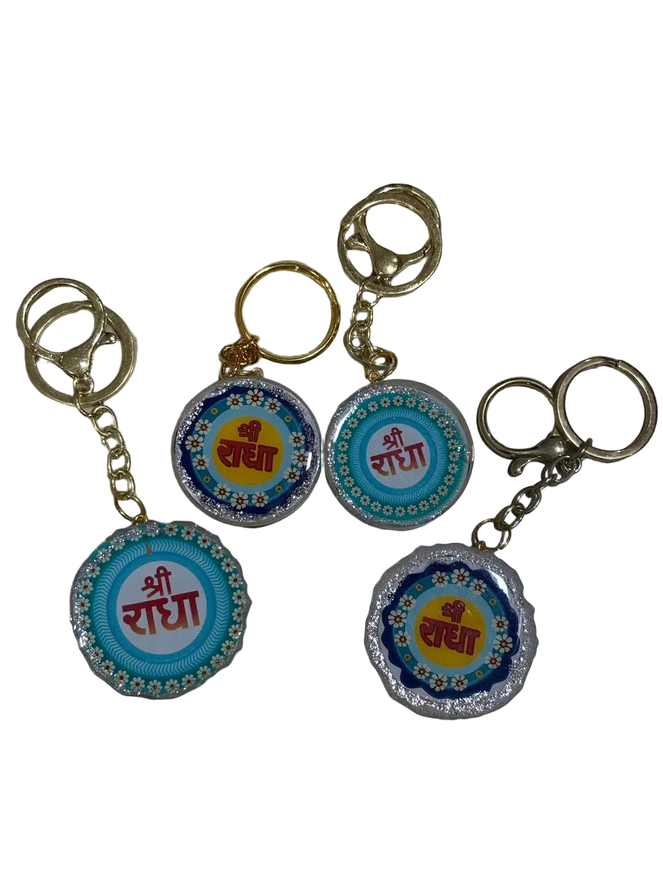 Shri Radha Resin Double Side keychain