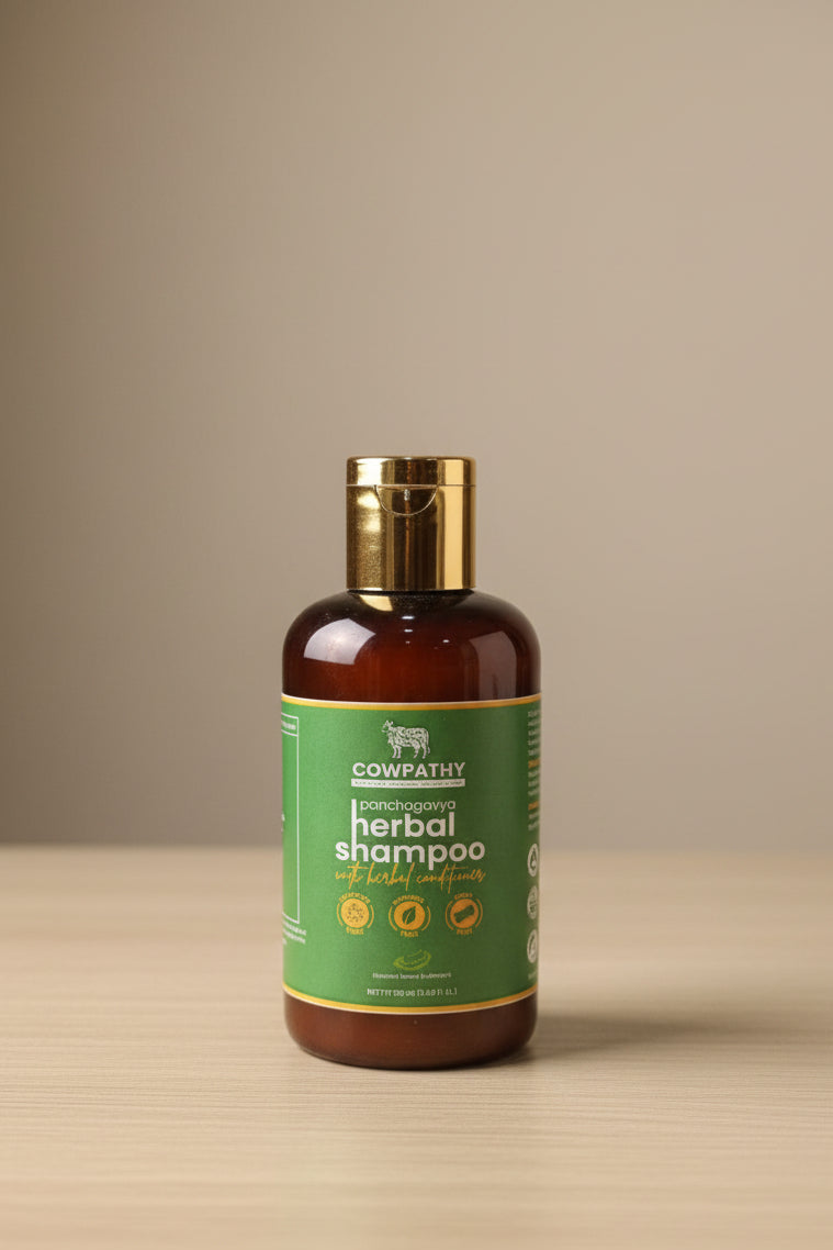 Panchagavya herbal shampoo