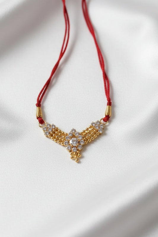 Golden Diamond Necklace