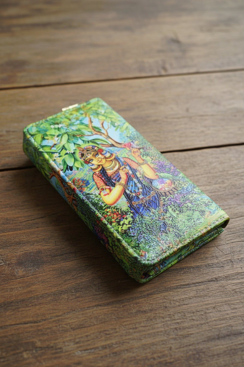 devotional Wallet with double zipper