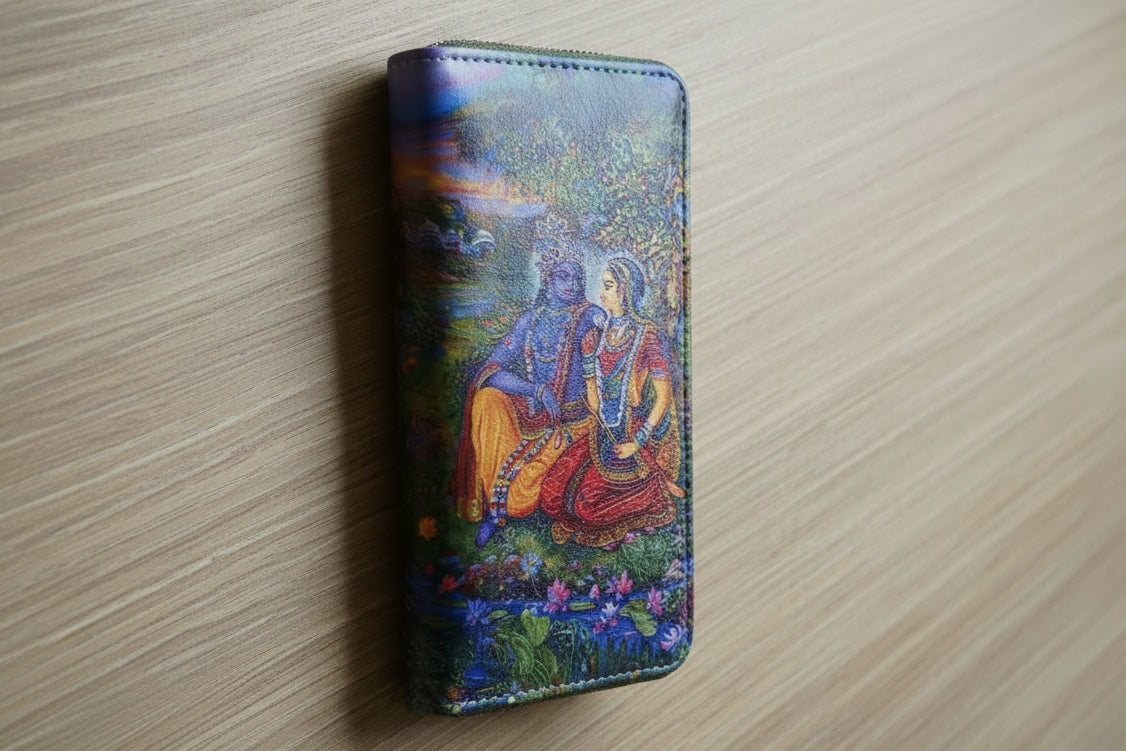 devotional Wallet with double zipper