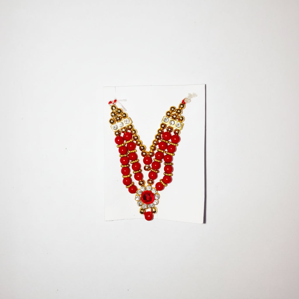 Triple layer Moti Necklace