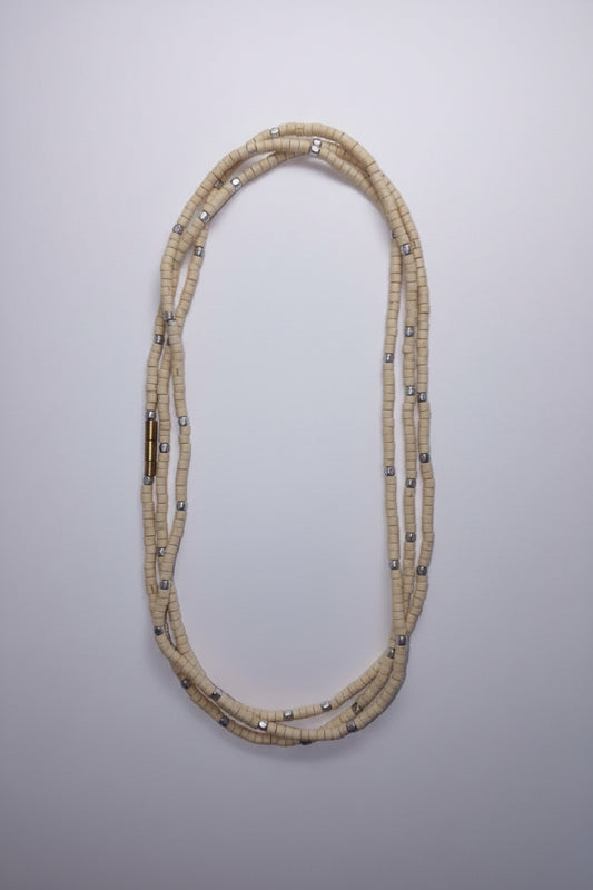 3 round kanthi with silver beads kanthi