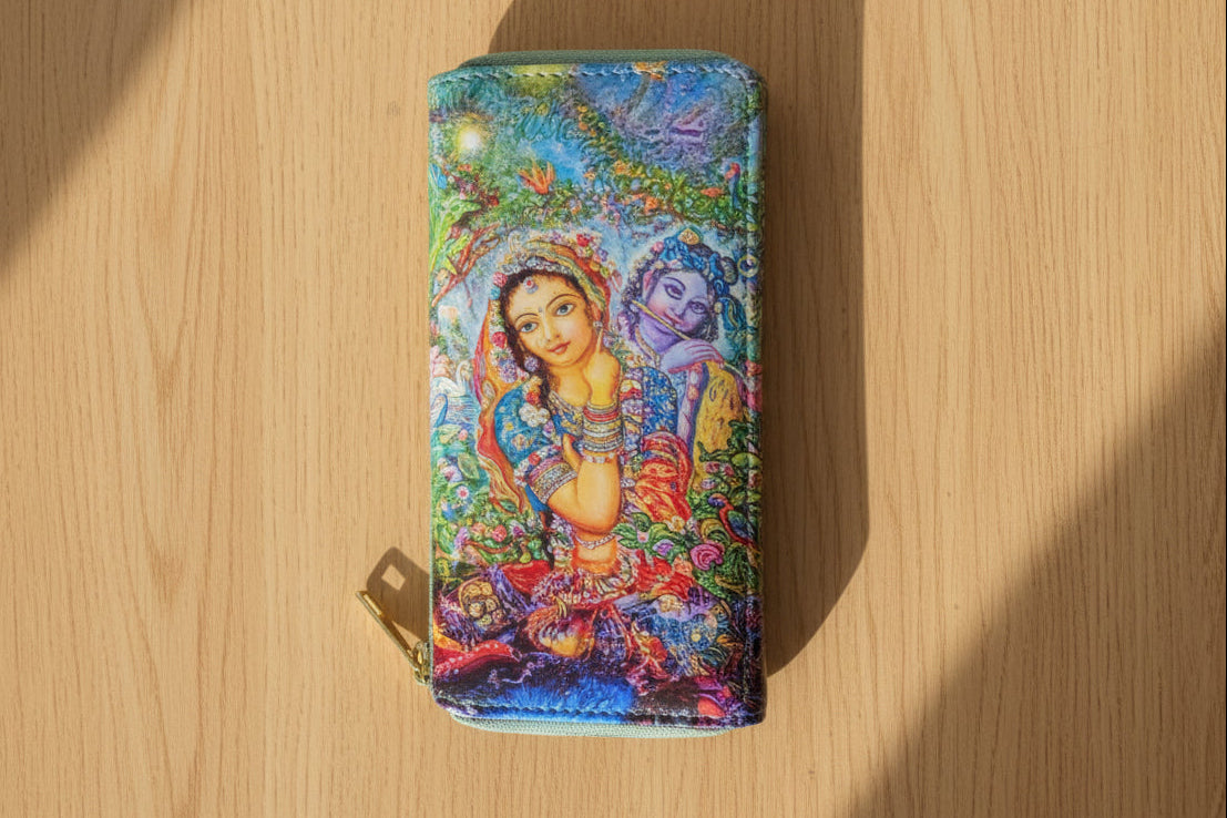 devotional Wallet with double zipper