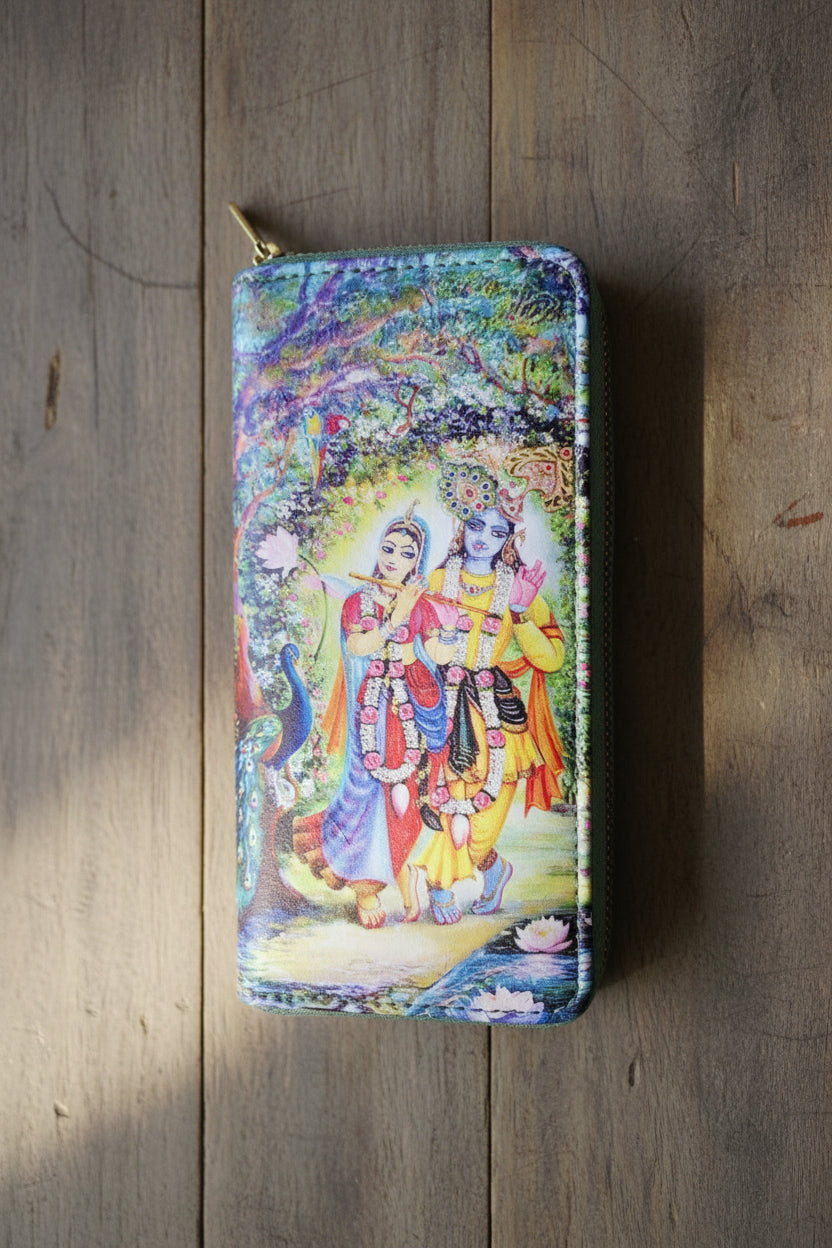 devotional Wallet with double zipper