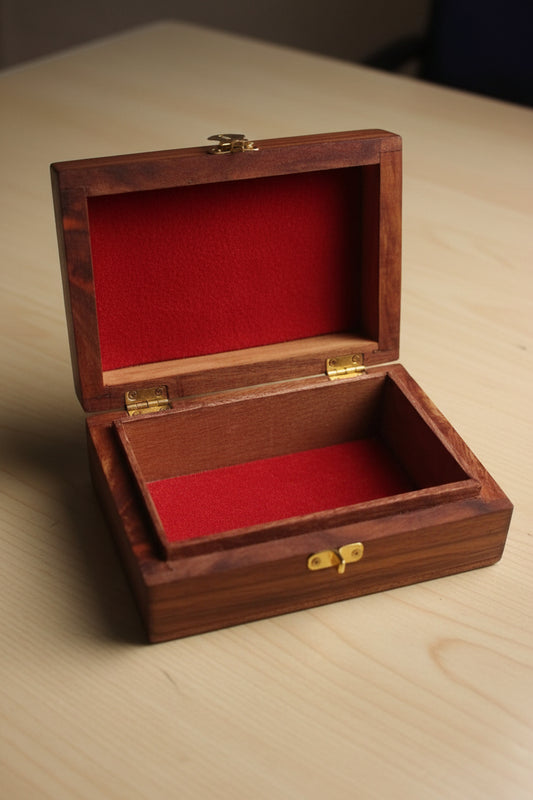 Wooden jewellery box