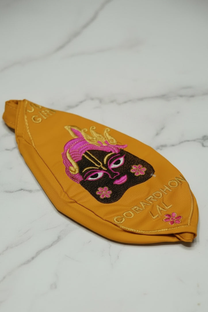 Govardhan ji embroidery beadbag