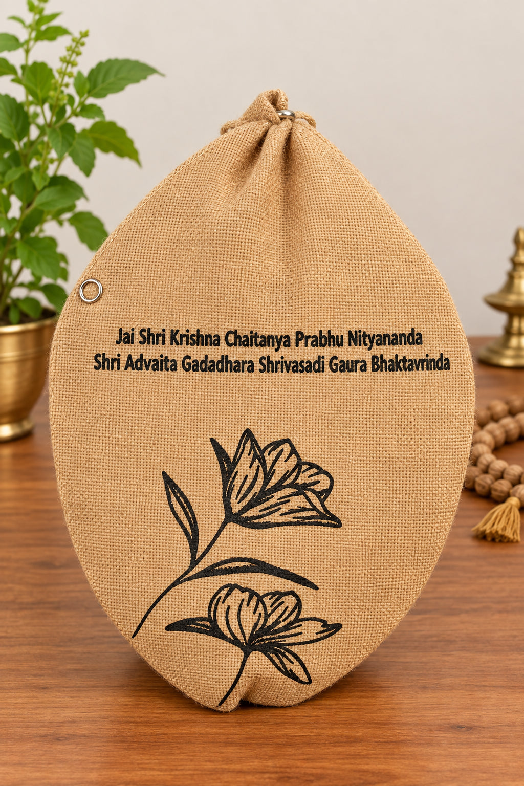 Premium Jagannath Embroidery beadbag
