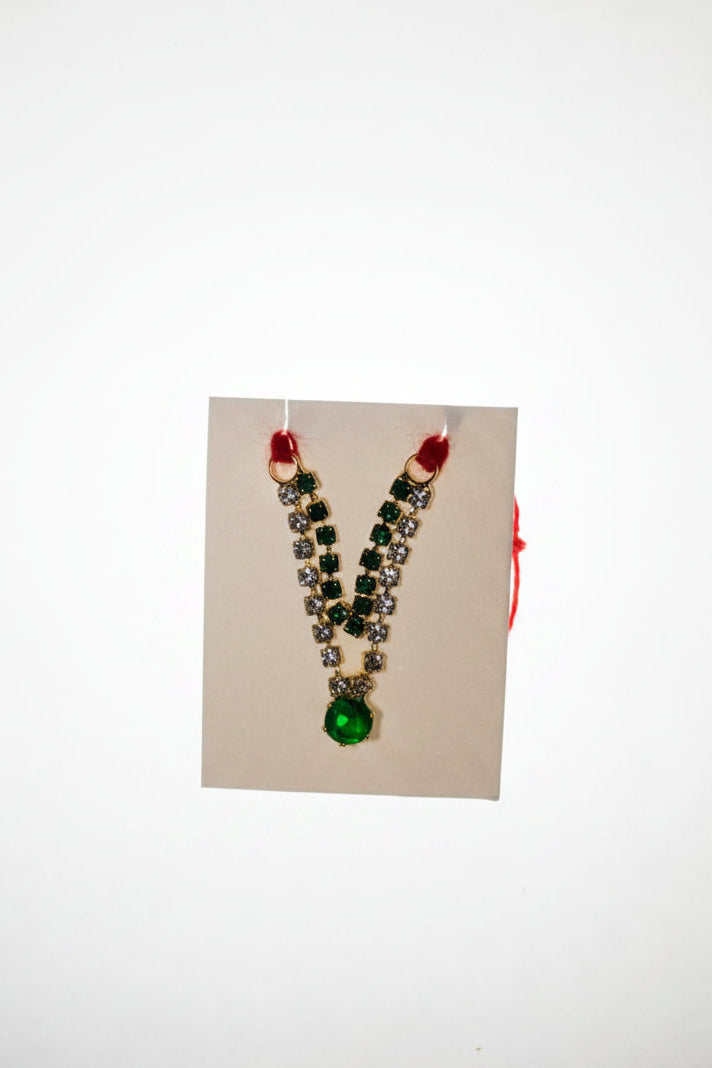 Double Layer Diamond necklace
