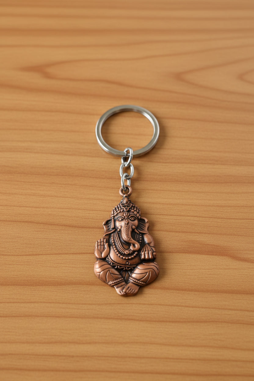 Ganpati ji metal keychain