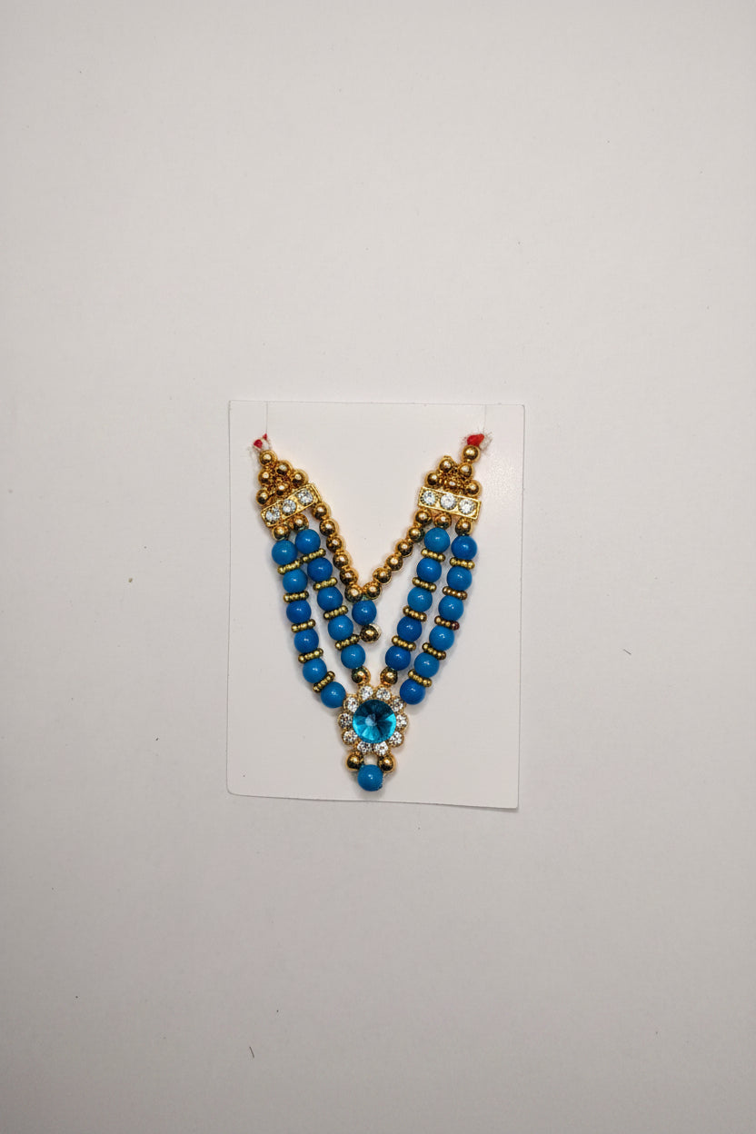 Triple layer Moti Necklace
