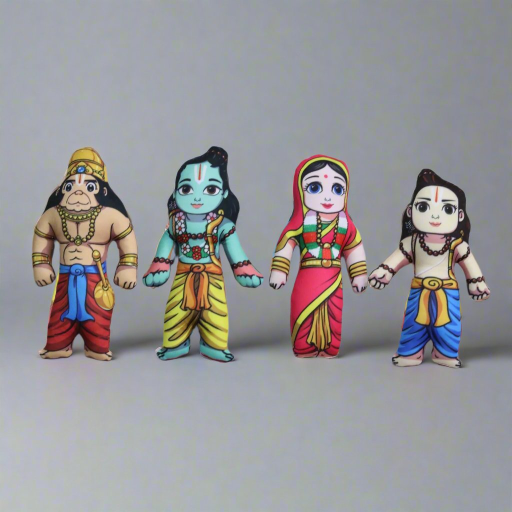 Ram, Laxman, Sita Mata, Hanuman ji Soft Toys