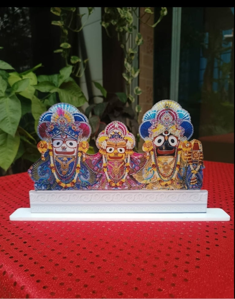 Sri Sri Jagannath Baladeva Subhadra Acrylic Frame