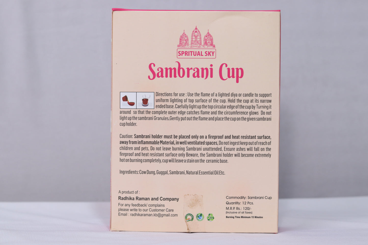 Sambrani cup