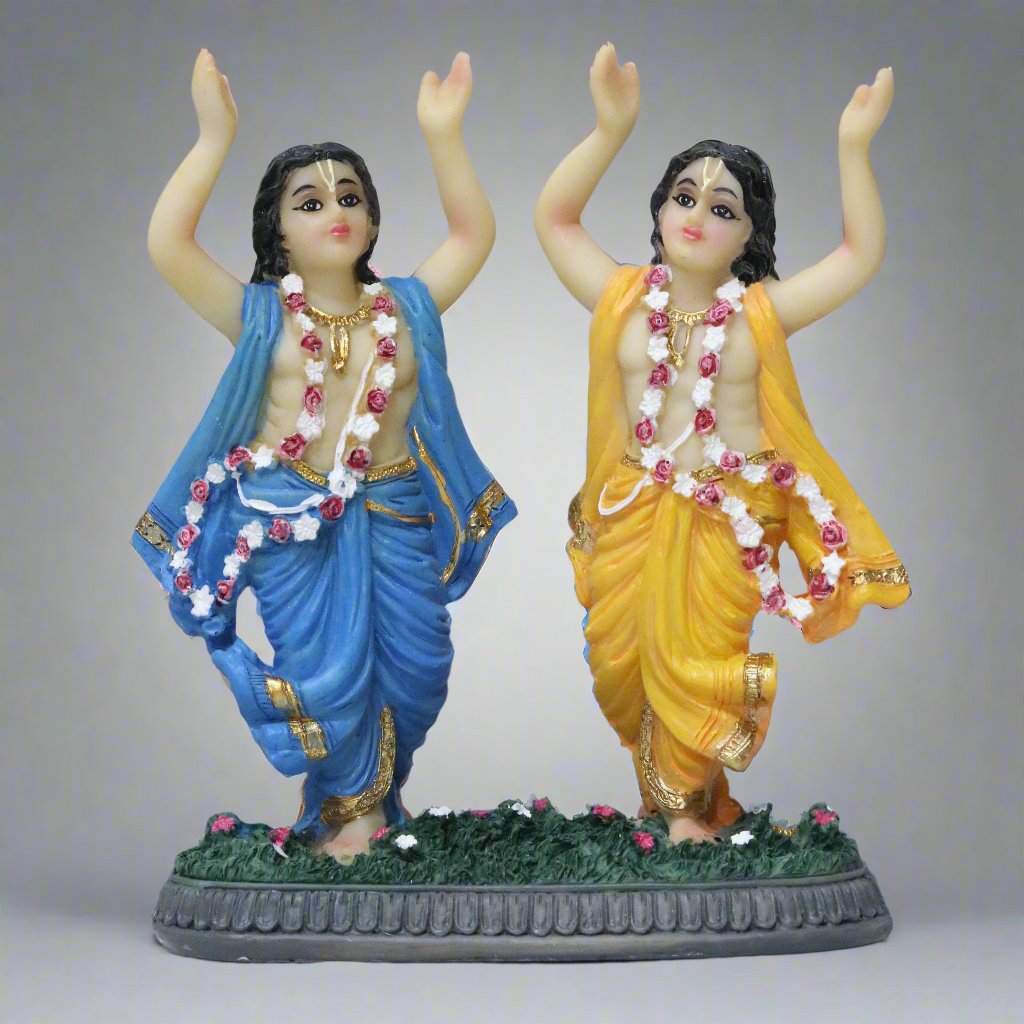 Gaur Nitai ceramic deities