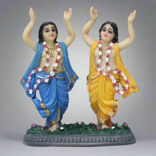 Gaur Nitai ceramic deities