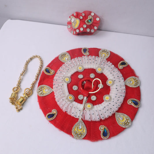 Janmastami Special Red Dress Set (Size 2)