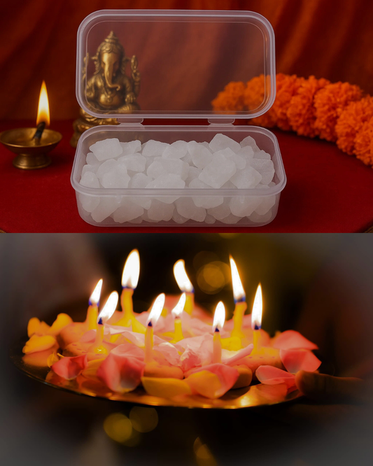 Bhimseni kapoor (FREE cotton batti)