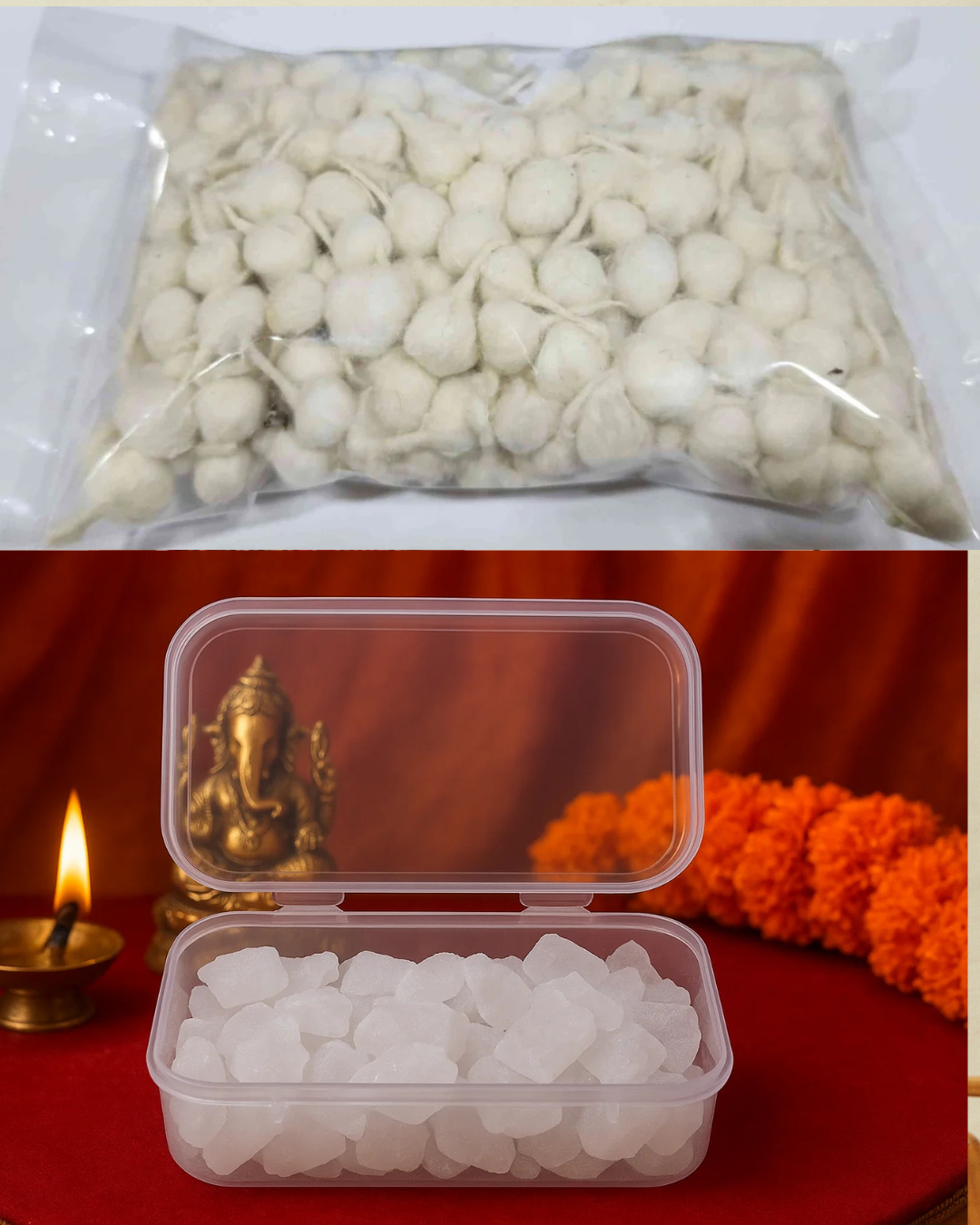 Bhimseni kapoor (FREE cotton batti)