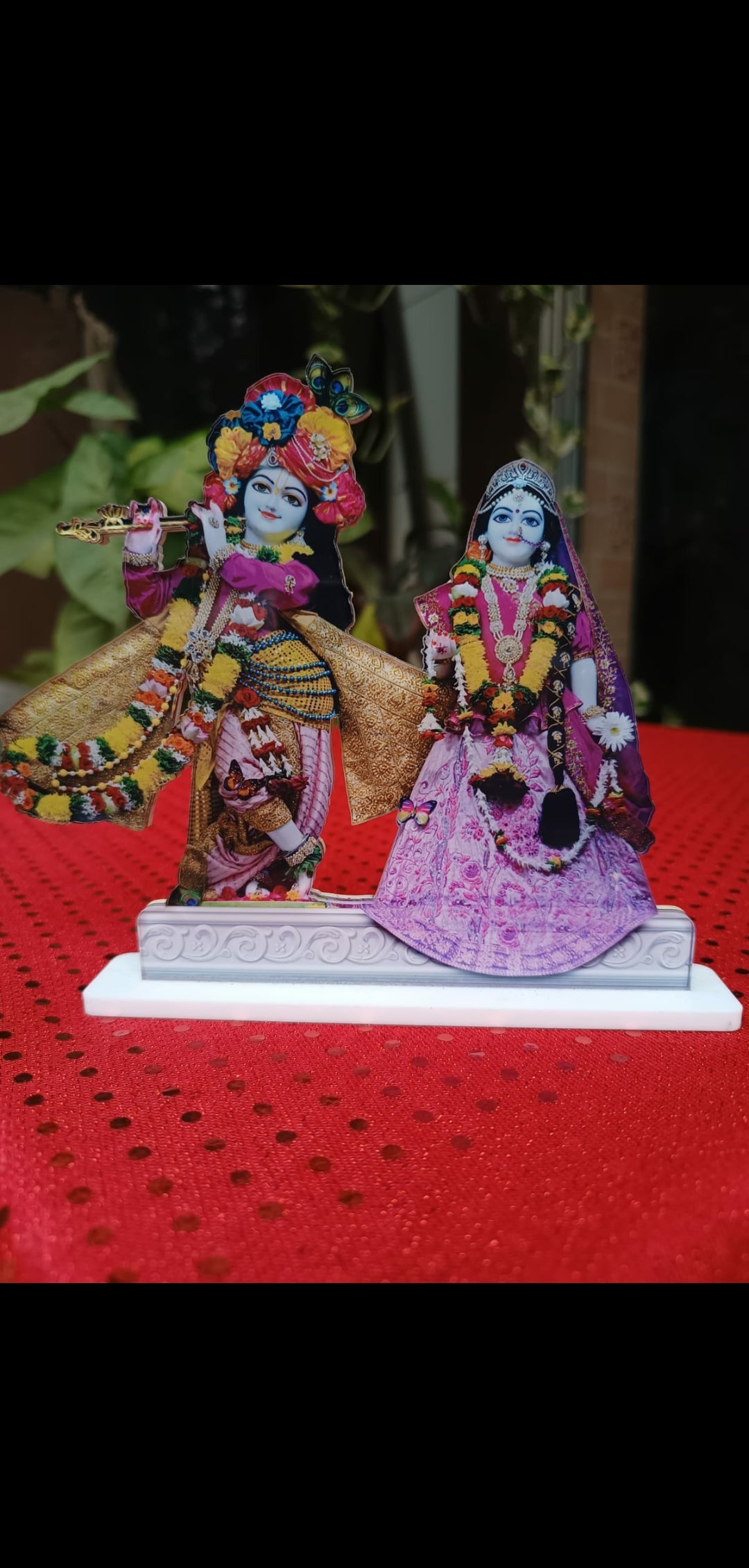 Sri Sri Radha Krishna Acrylic Frame