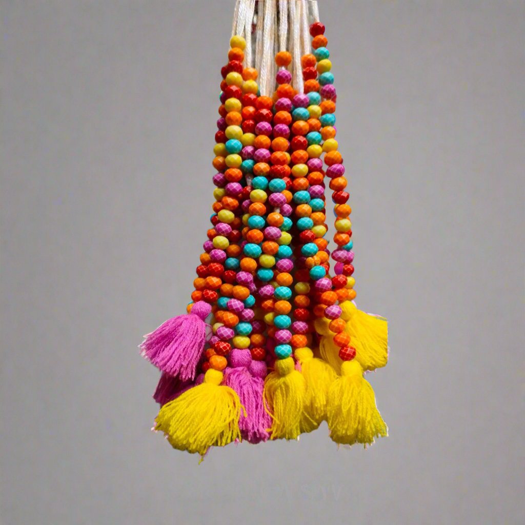 Multi color sakshi mala