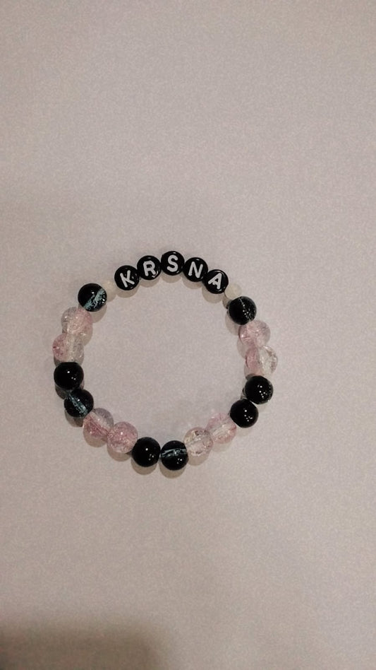 Krsna Bracelet (Size - 8 cm/ 16 Beads)