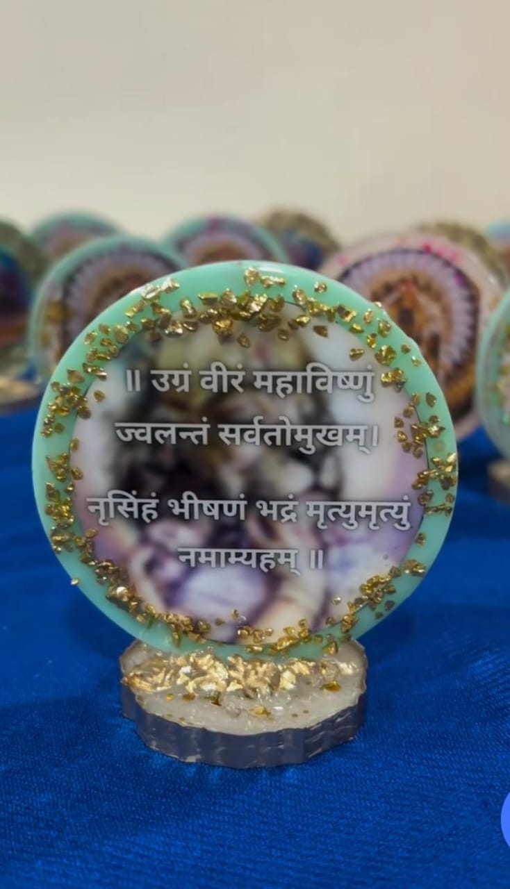 Resin Narsimha dashborad (3 inch)