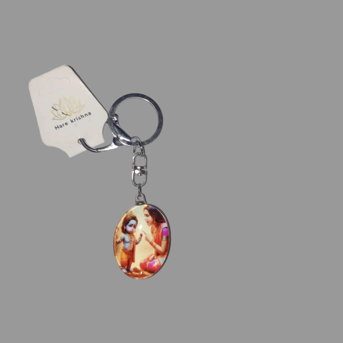 Cute krishna 2 in 1 keychain