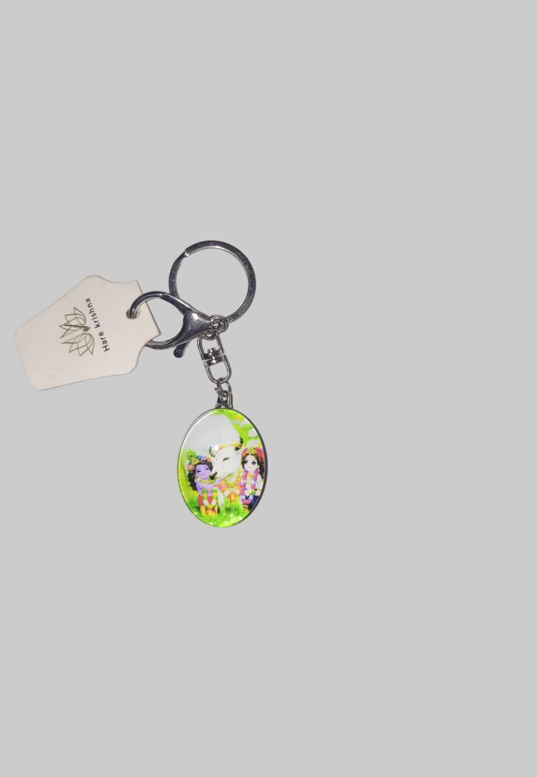 Radha Krishna 2 in 1 keychain
