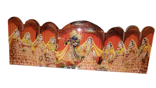 Radha Madhav with ashtasakshi acrylic frame