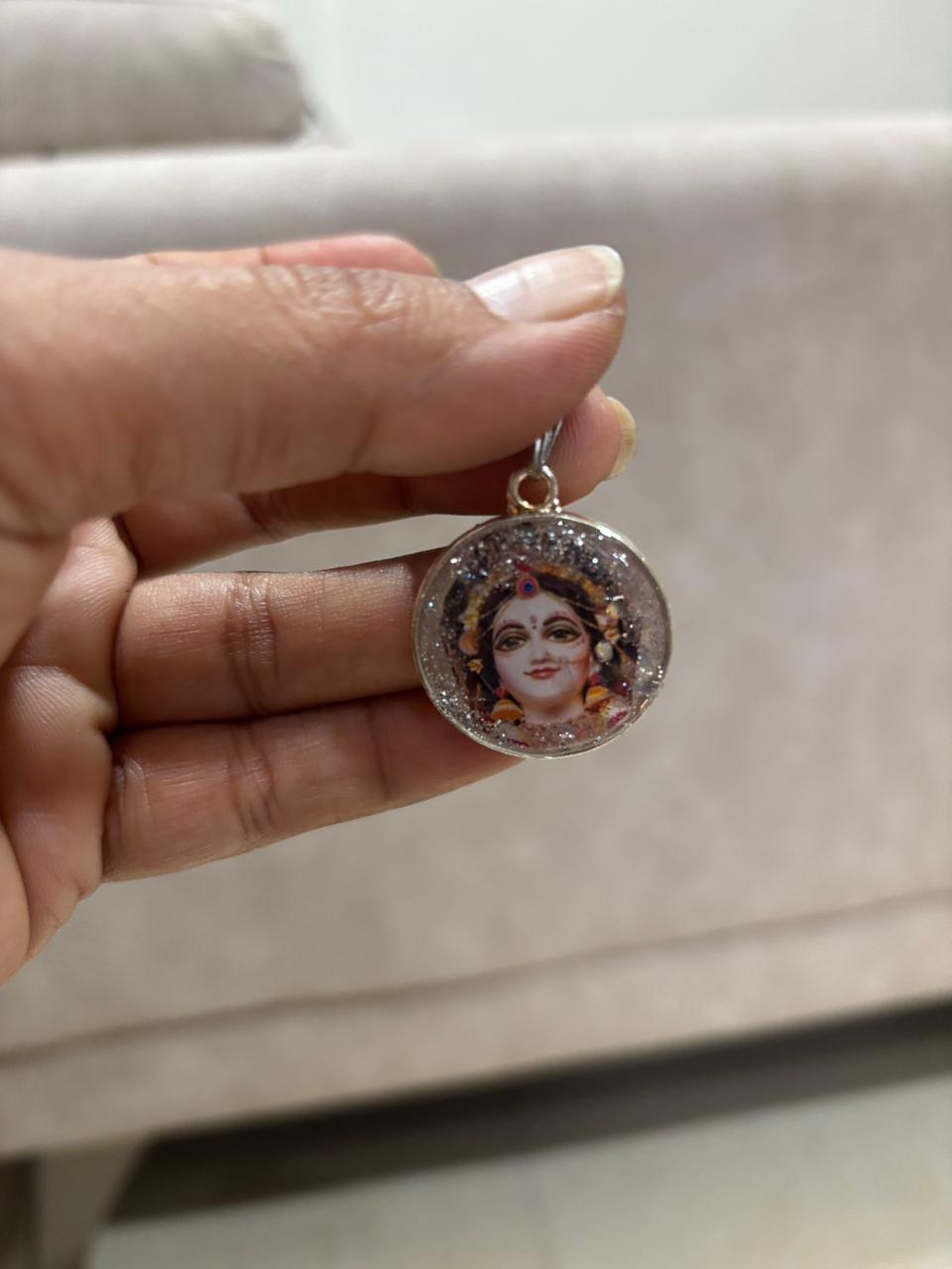 Radharani resin locket