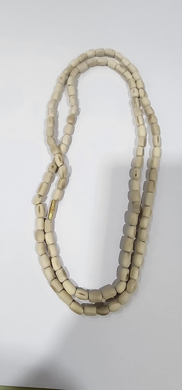 2 Round Tulsi Kanthi - Oval Big Beads