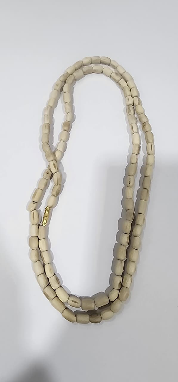2 Round Tulsi Kanthi - Oval Big Beads