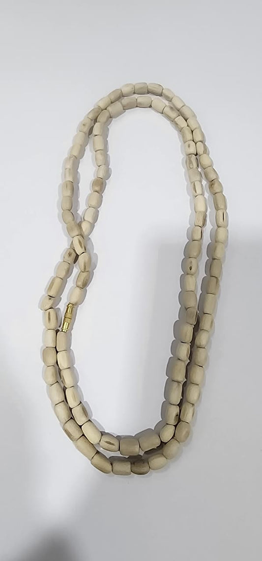 2 Round Tulsi Kanthi - Oval Big Beads