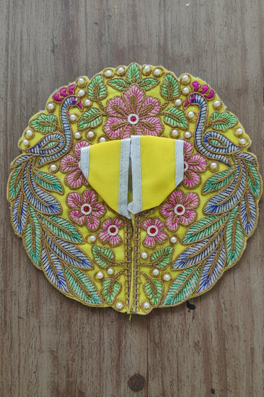 Gopal Dress - Peacock Embroidery