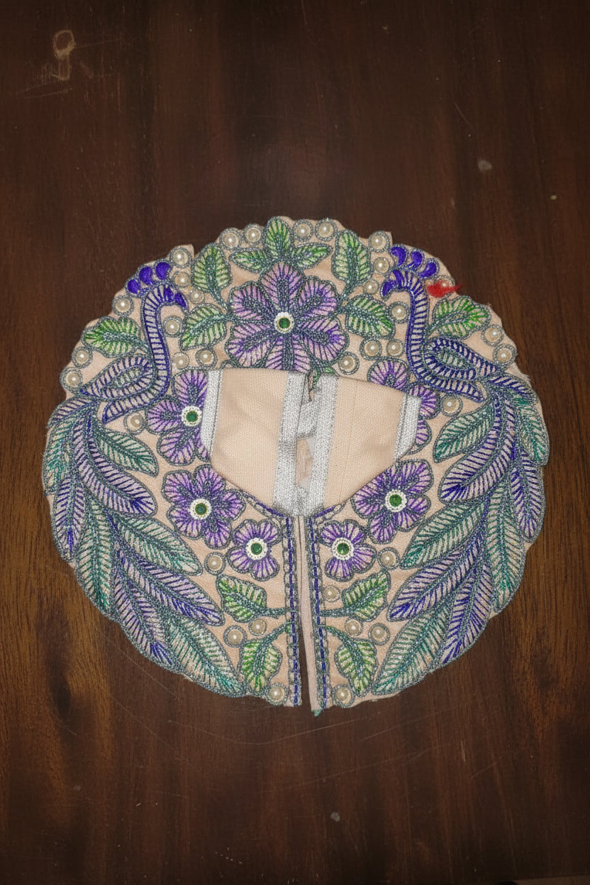 Gopal Dress - Peacock Embroidery