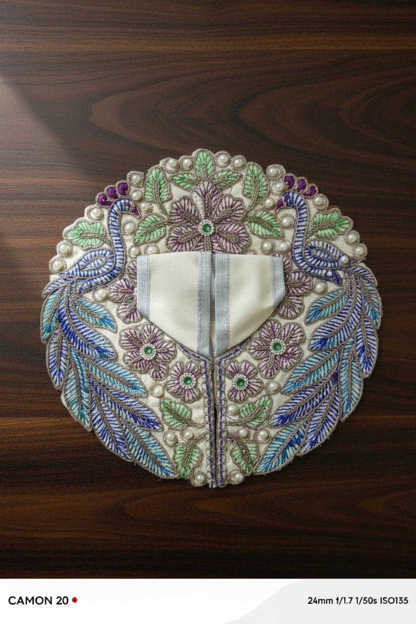 Gopal Dress - Peacock Embroidery