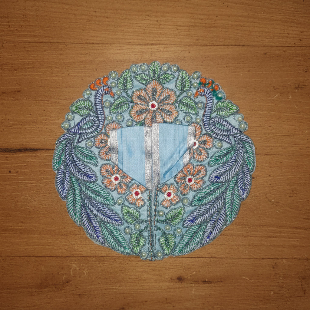 Gopal Dress - Peacock Embroidery