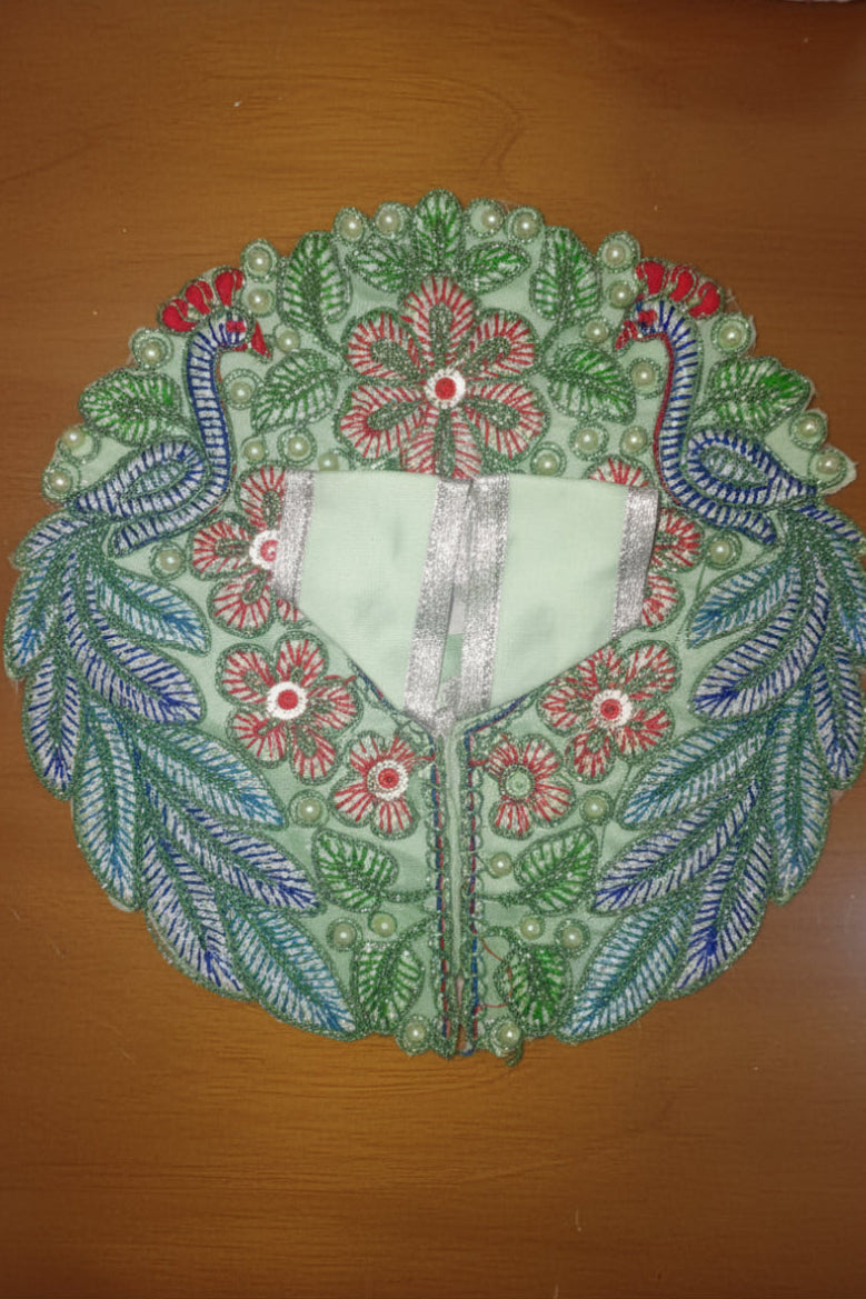 Gopal Dress - Peacock Embroidery