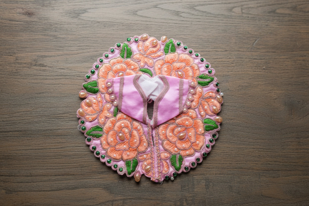 Gopal Dress - Rose Embroidery