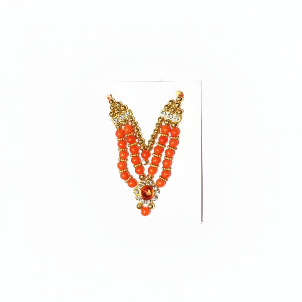 Triple layer Moti Necklace